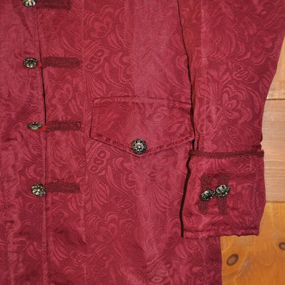 Retro Vintage Tailcoat Jacket Goth Steampunk Gothic Victorian Frock Coat - Picture 4 of 5